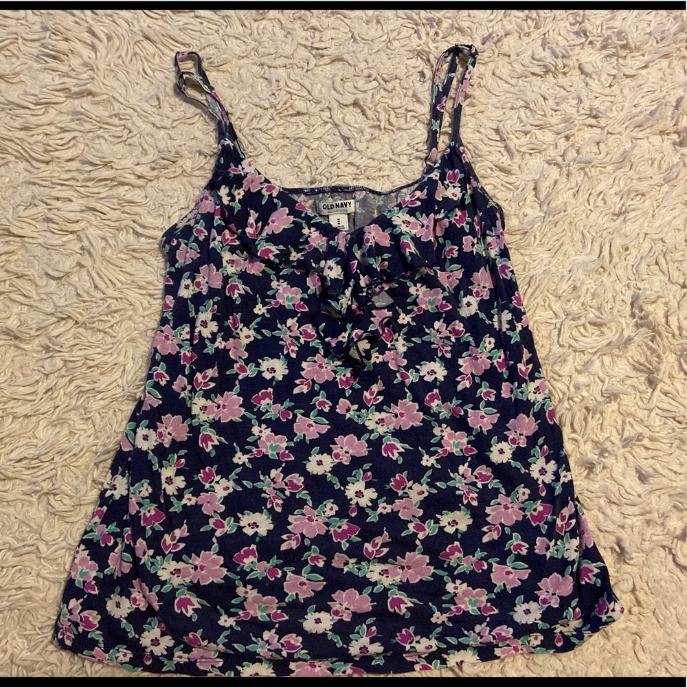 Old Navy Dark Blue & Purple Tank Top